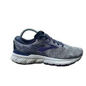 Brooks Adrenaline GTS 19‎ Women's Size 9.5 B Medium Running Shoes Purple Gray